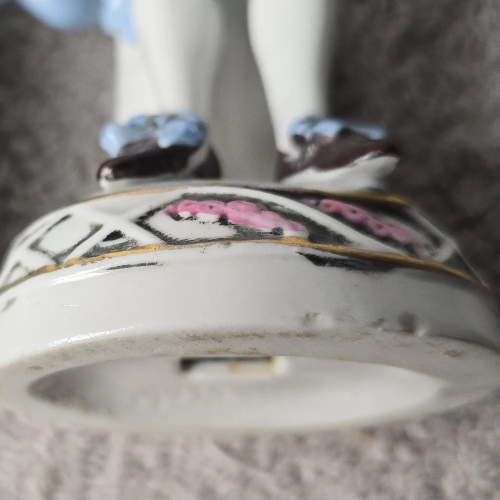 Antique German Bisque Blue Couple